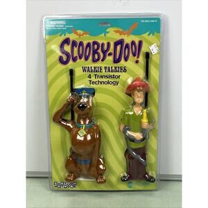 Scooby Doo Walkie Talkies 4 Transistor Policeman Fire Fighter 1996 Vintage